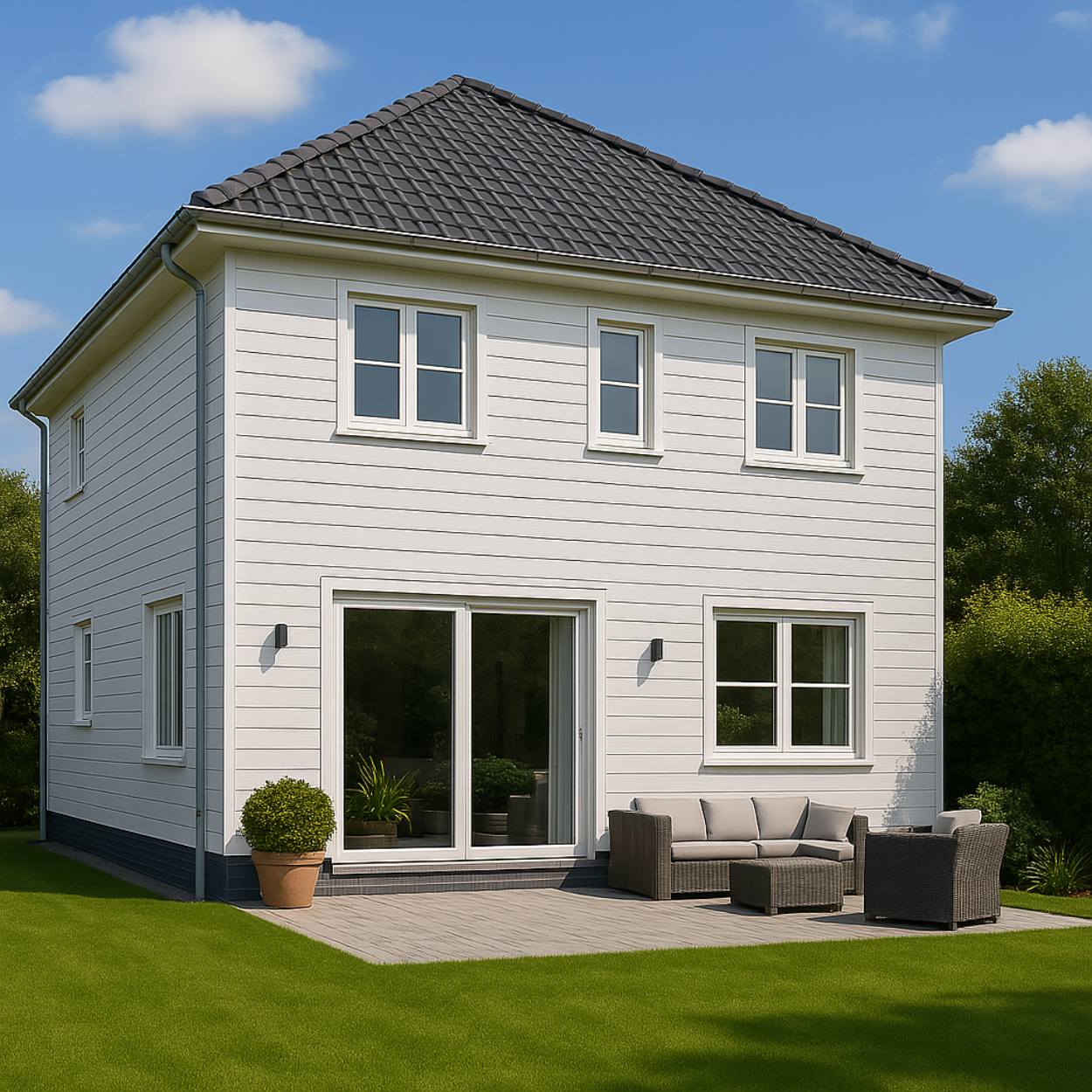 Protex® Urban Gevelbekleding Zuiver wit RAL9010 600cm